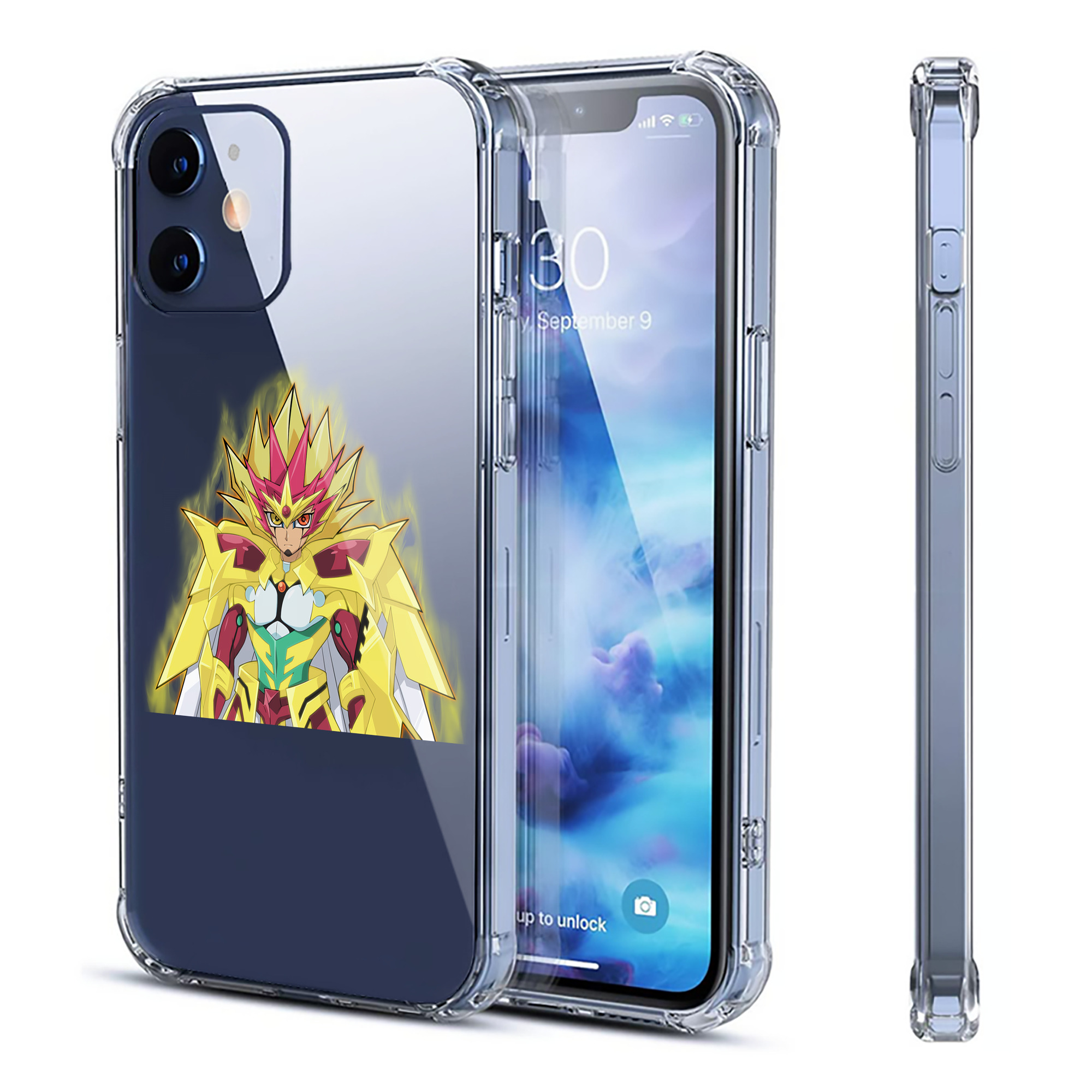 （画像用） 遊☆戯☆王 Yu-Gi-Oh! 【iPhone 12シリーズ対応】透明スマホケース（クリアソフトケース）